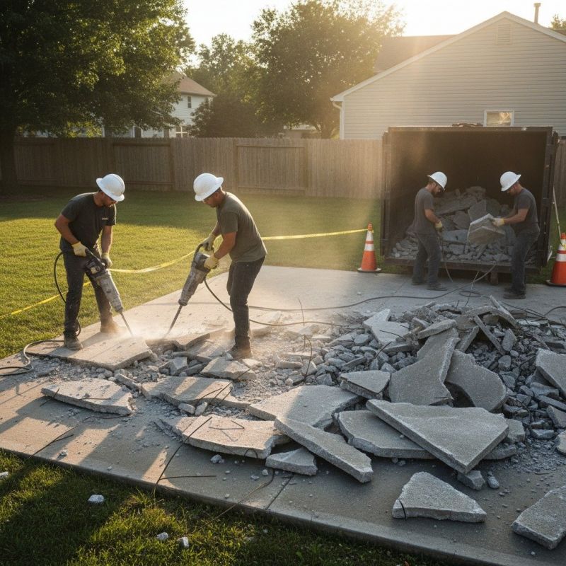 Concrete Patio Demolition in Bergen County, NJ