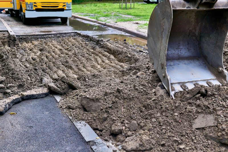 Concrete Driveway Demolition detail