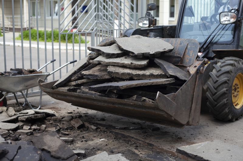 Concrete Driveway Demolition detail