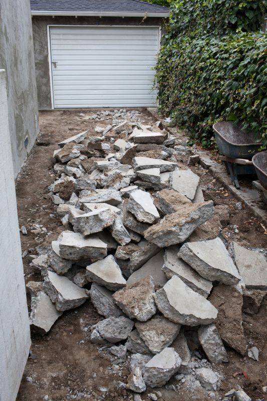 Walkway Demolition in Sacramento, CA